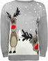Twin Reinder Christmas Jumper