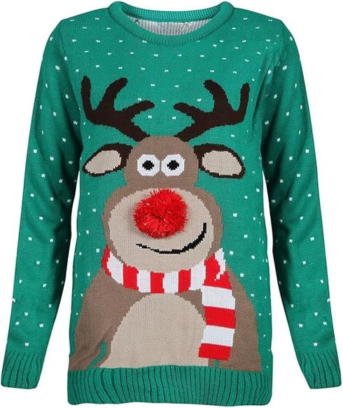 Pom Pom Christmas Jumper