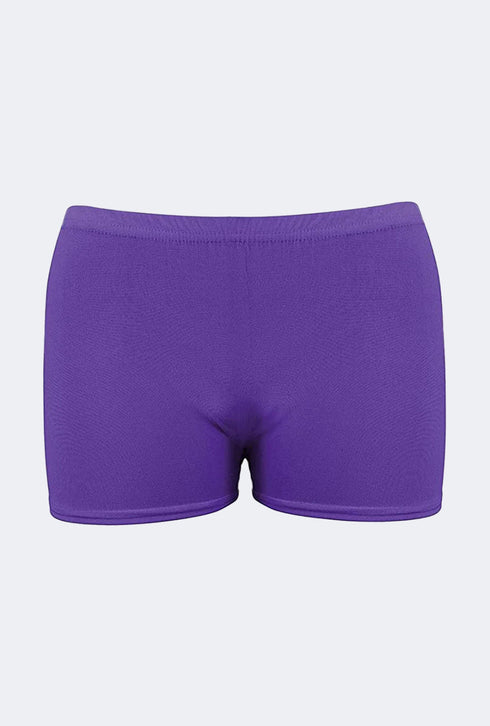 Girls Neon Microfiber Hot Pant Summer Shorts