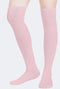Ladies Girls Over the Knee Plain Socks