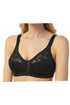 Black Firm Control Non Wired Soft Cup Bra