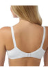 White 100% Cotton Cross Front Soft Cup Wireless Bra
