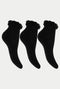 Children 3 Pair Plain Ankle School Socks