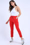 Women Plain Italian Magic Pant Summer Trousers