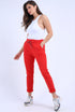 Women Plain Italian Magic Pant Summer Trousers