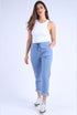 Women Plain Italian Magic Pant Summer Trousers