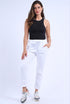 Women Plain Italian Magic Pant Summer Trousers
